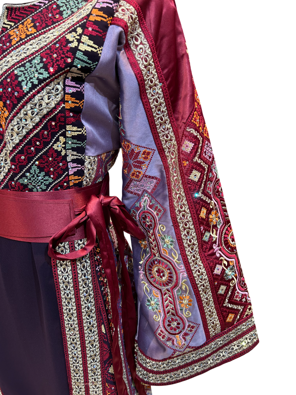 Purple & Maroon Thobe