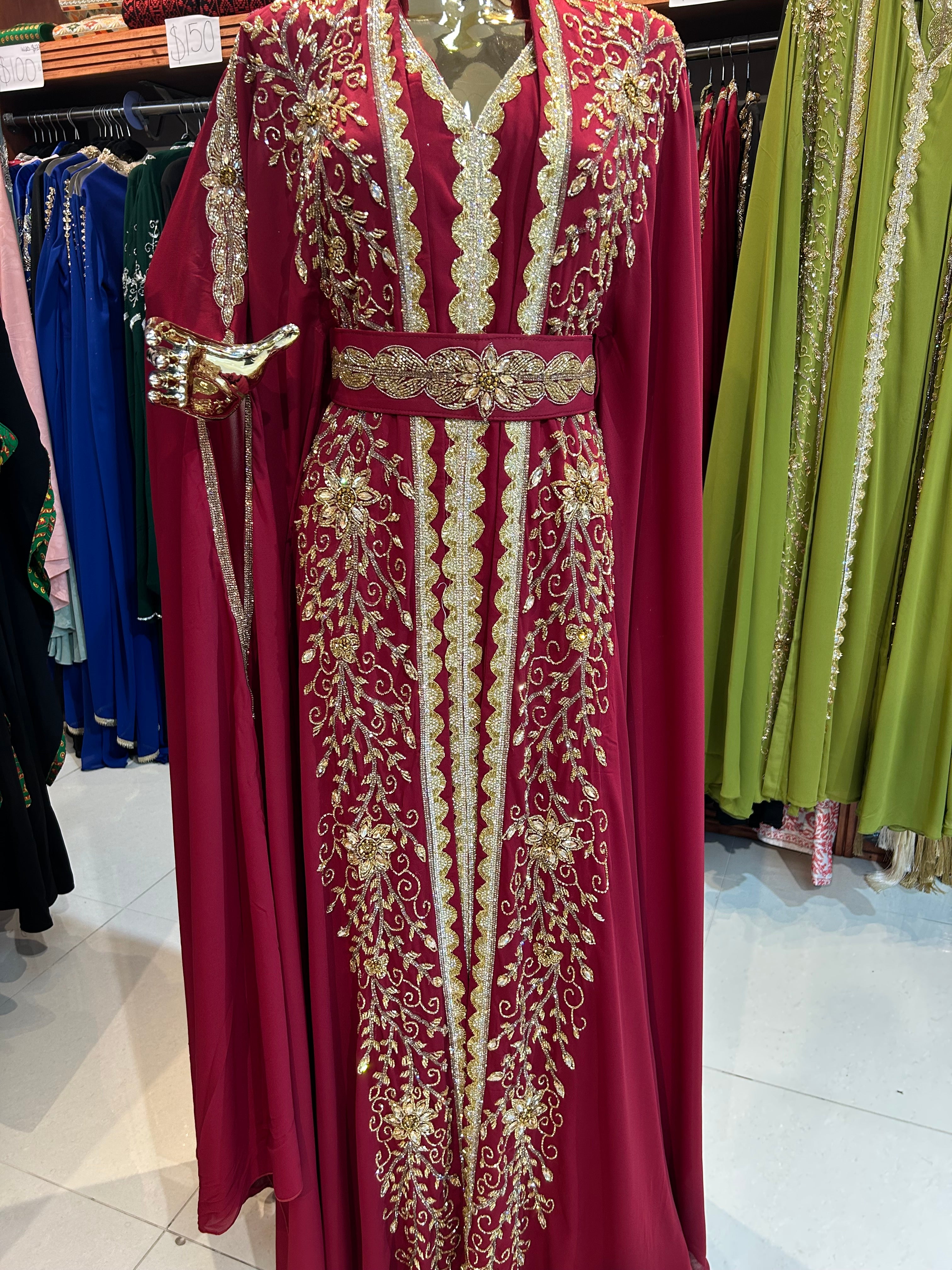 Elegant Red kaftan