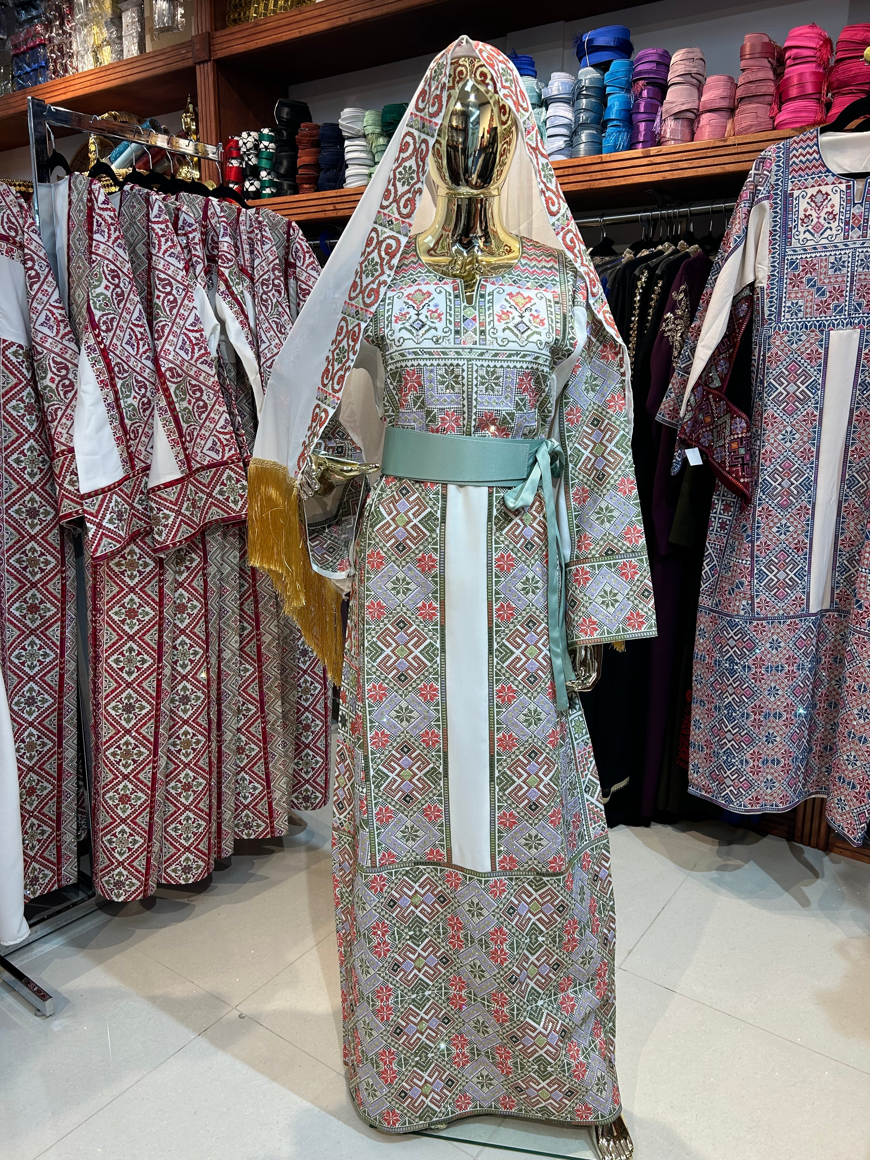 Elegant Light Green Thobe