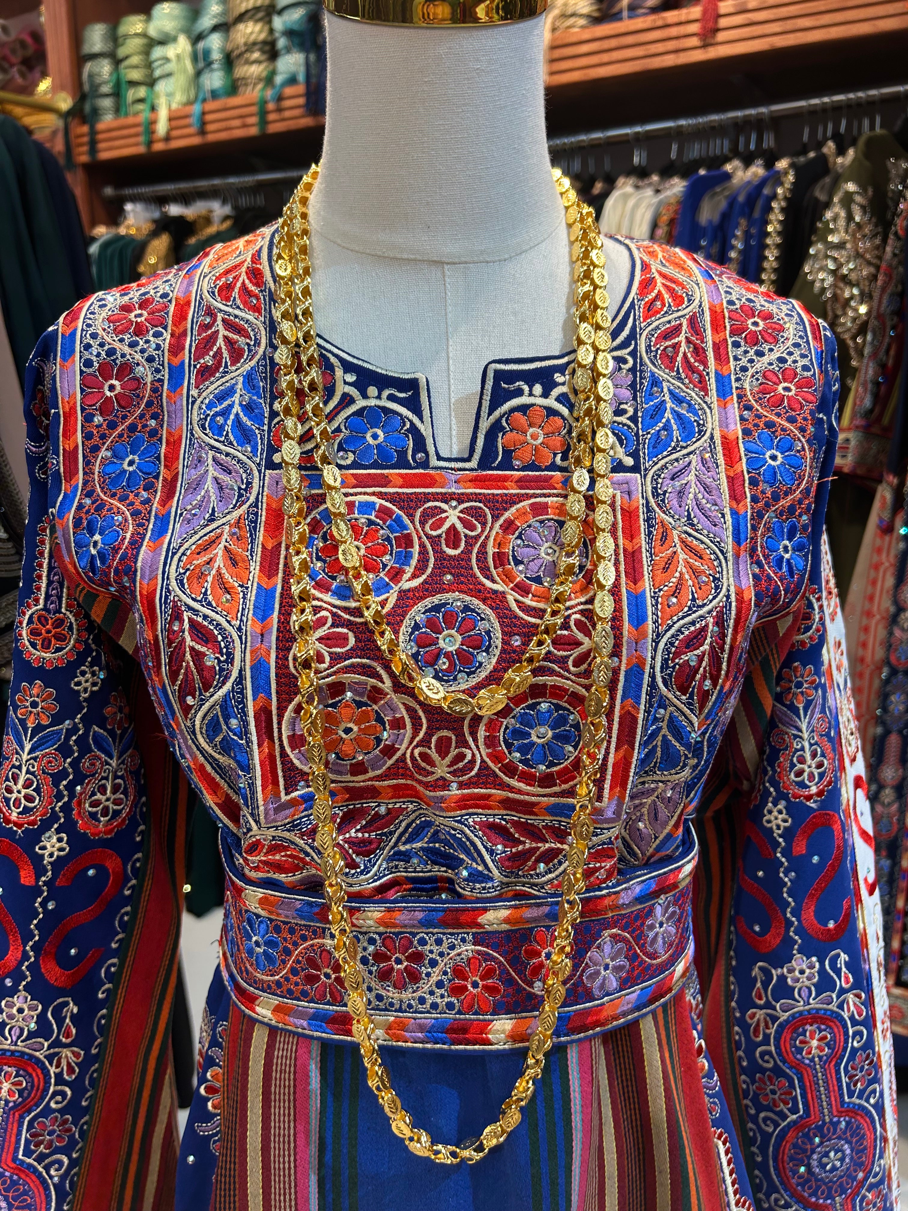 Elegant Bule Majdalawi Thobe