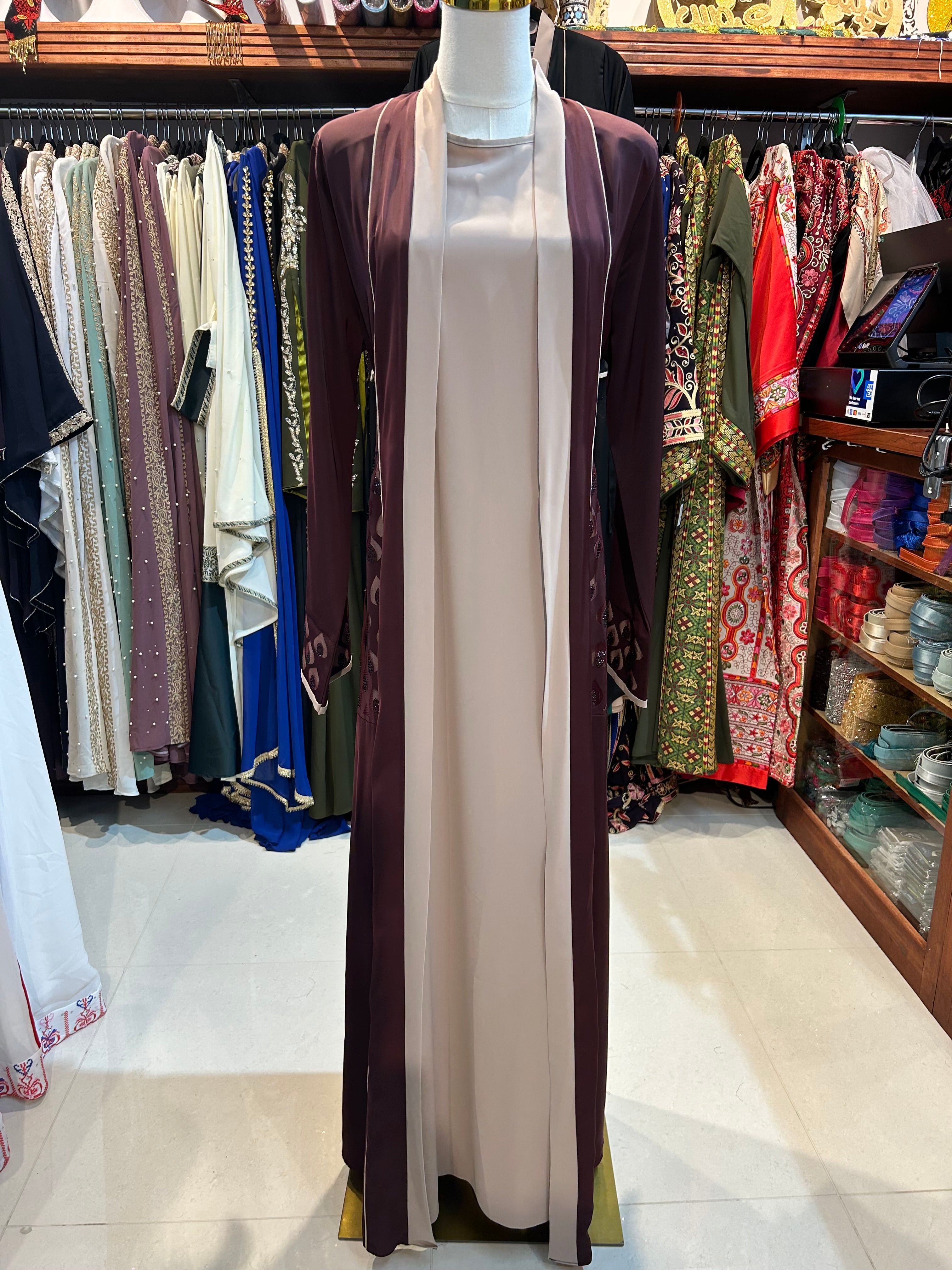 Elegant 2-Piece Abaya