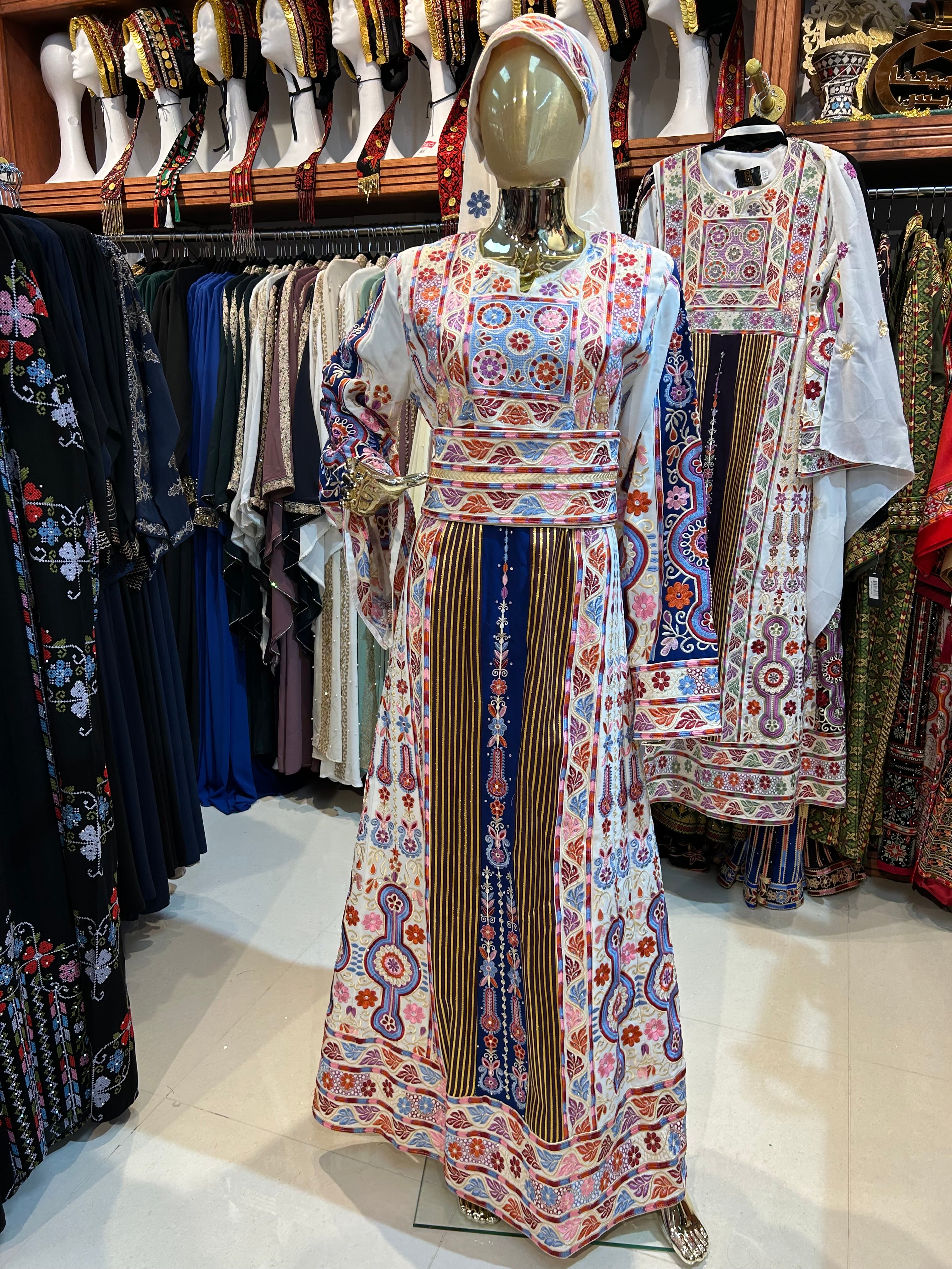 Blue Malaka Thobe