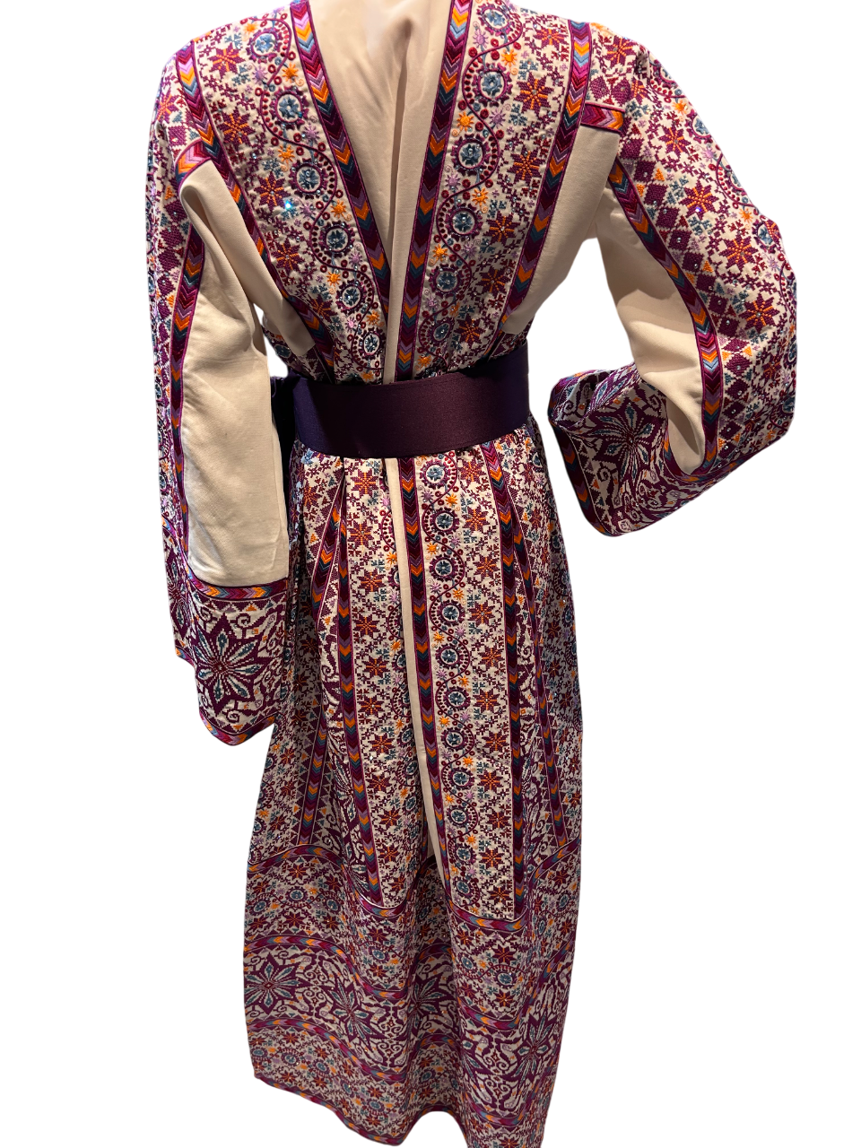 Elegant Purple Thobe