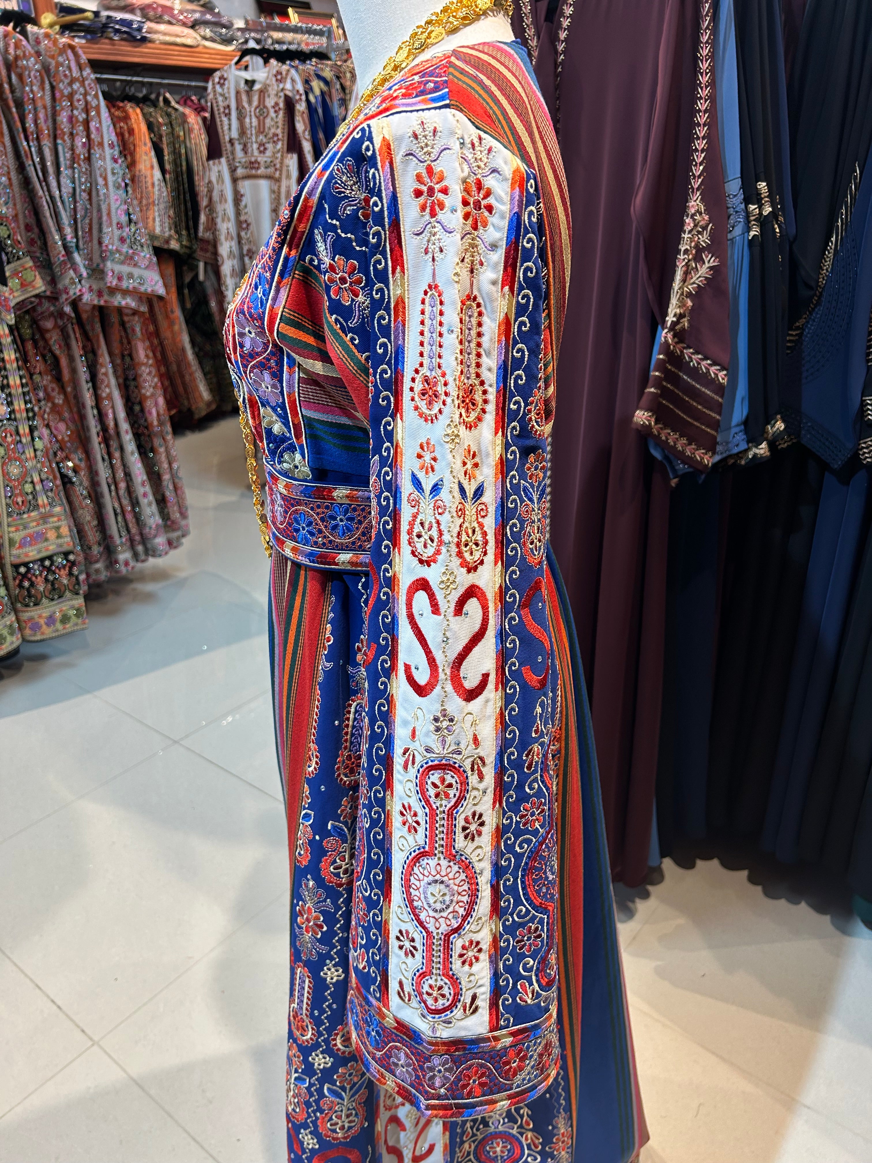 Elegant Bule Majdalawi Thobe