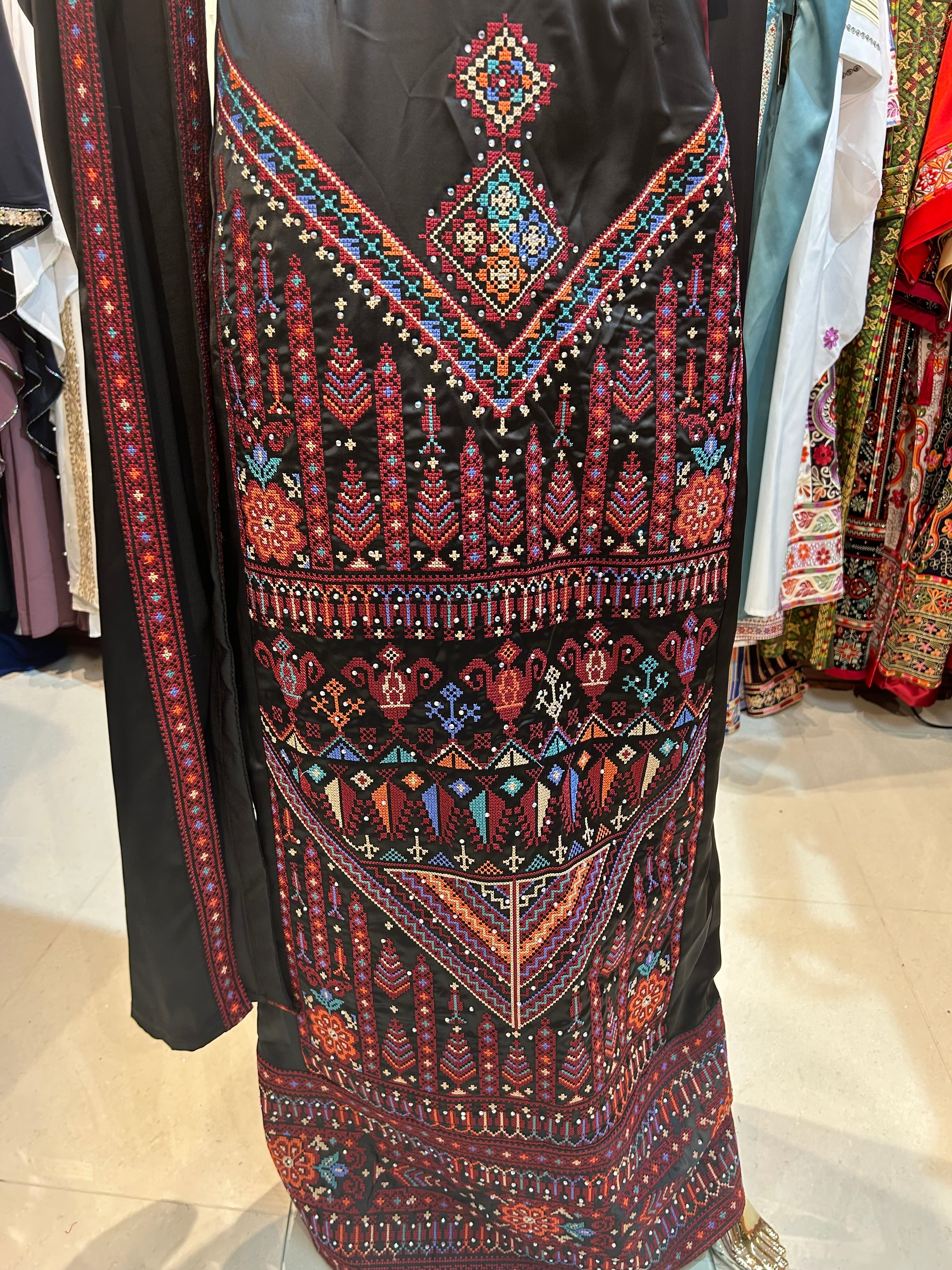 Elegant Black Thobe