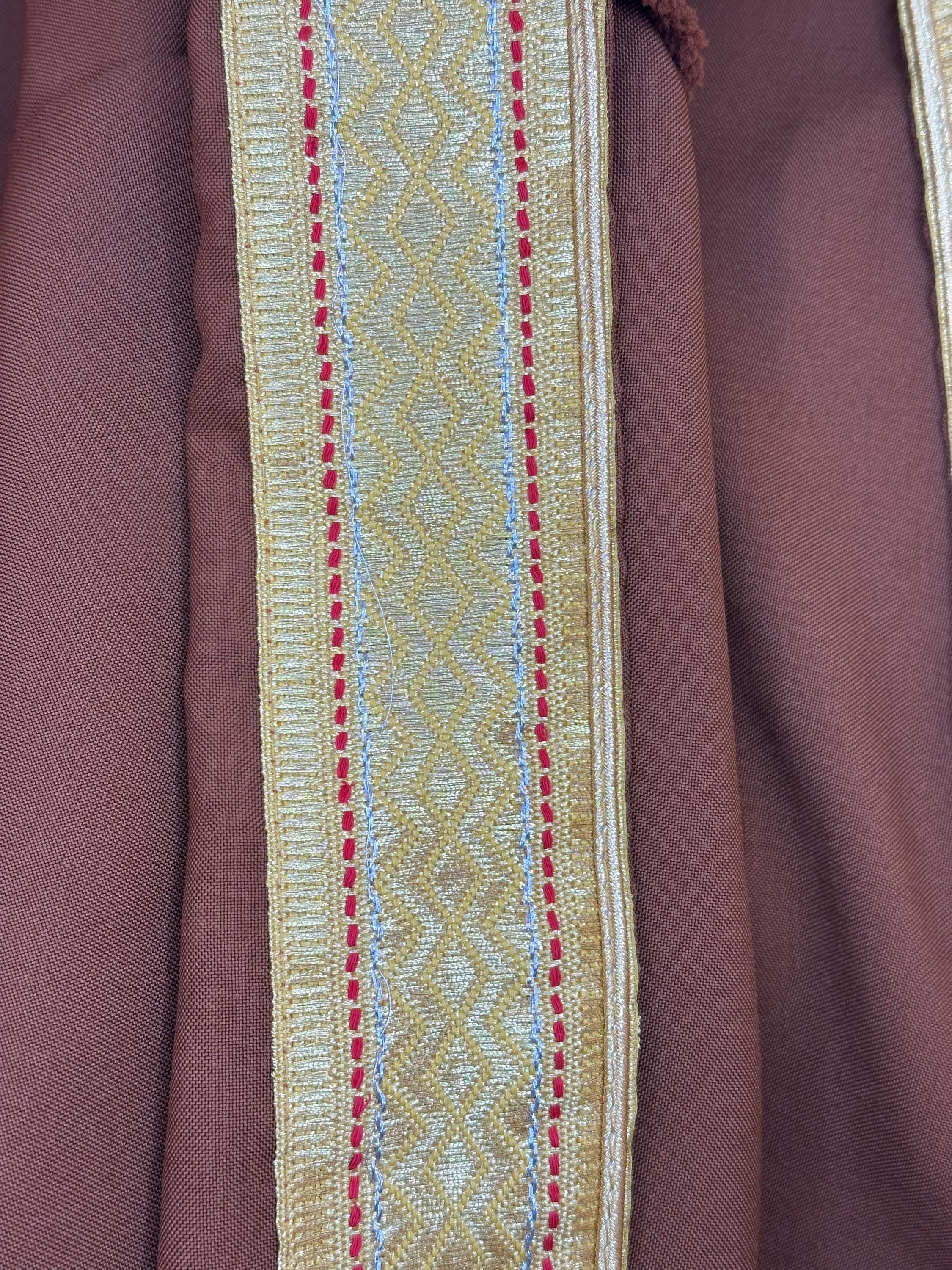 Men's Abaya (Bisht) - Brown Arab Cloak | 149cm/58inch