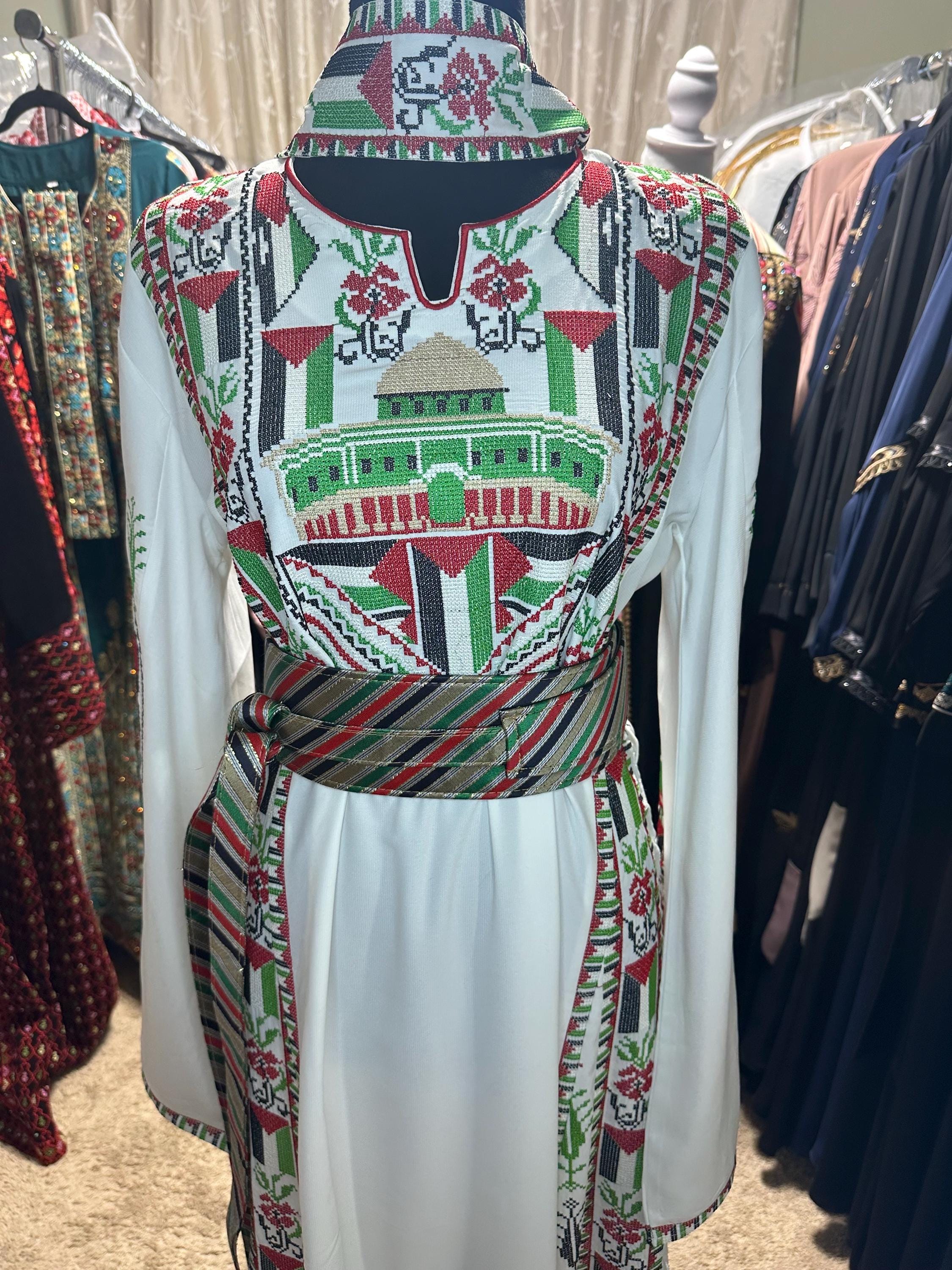 Stylish embroidered Kashmir Thobe Belt | 47 inch long