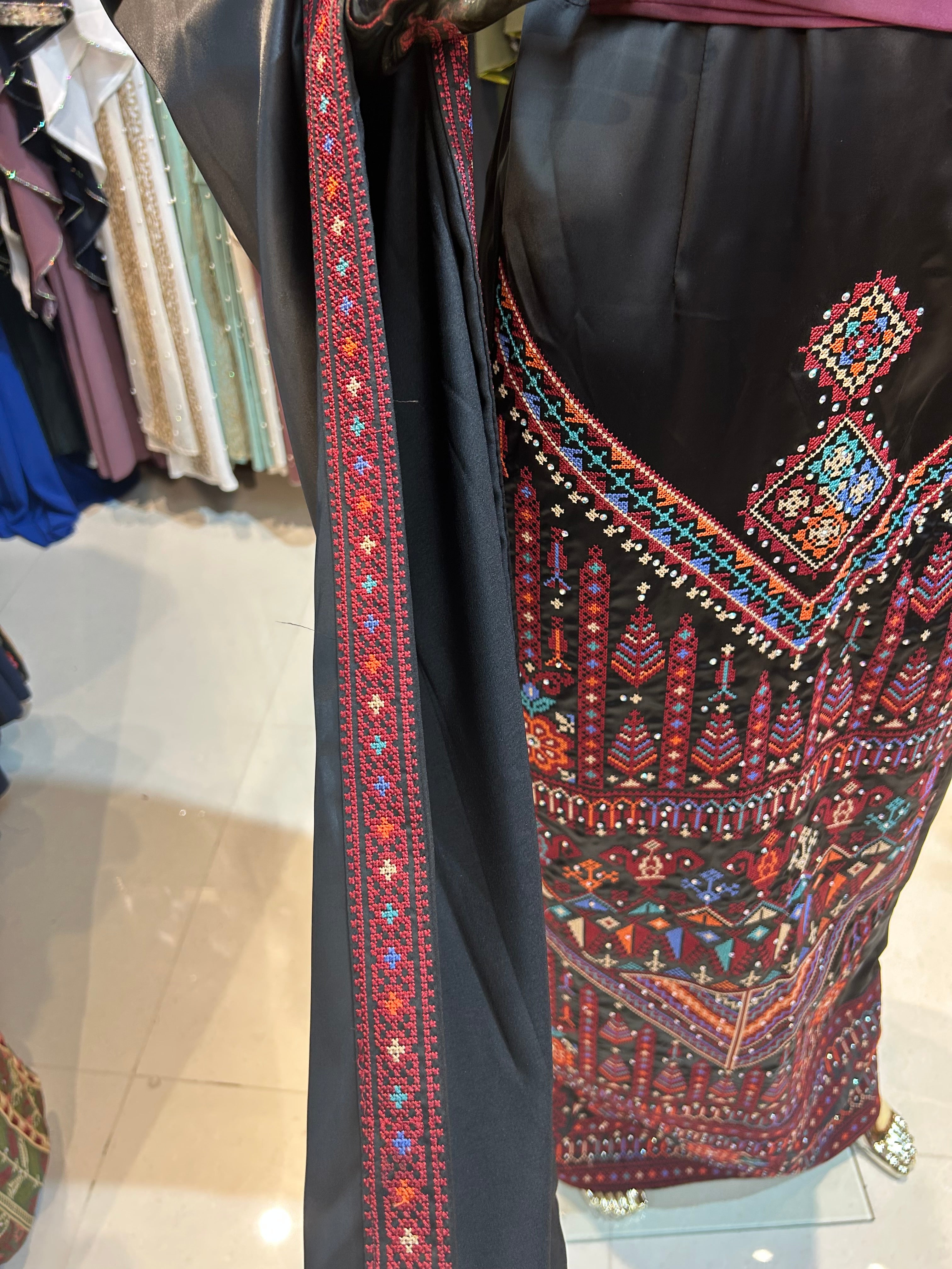 Elegant Black Thobe