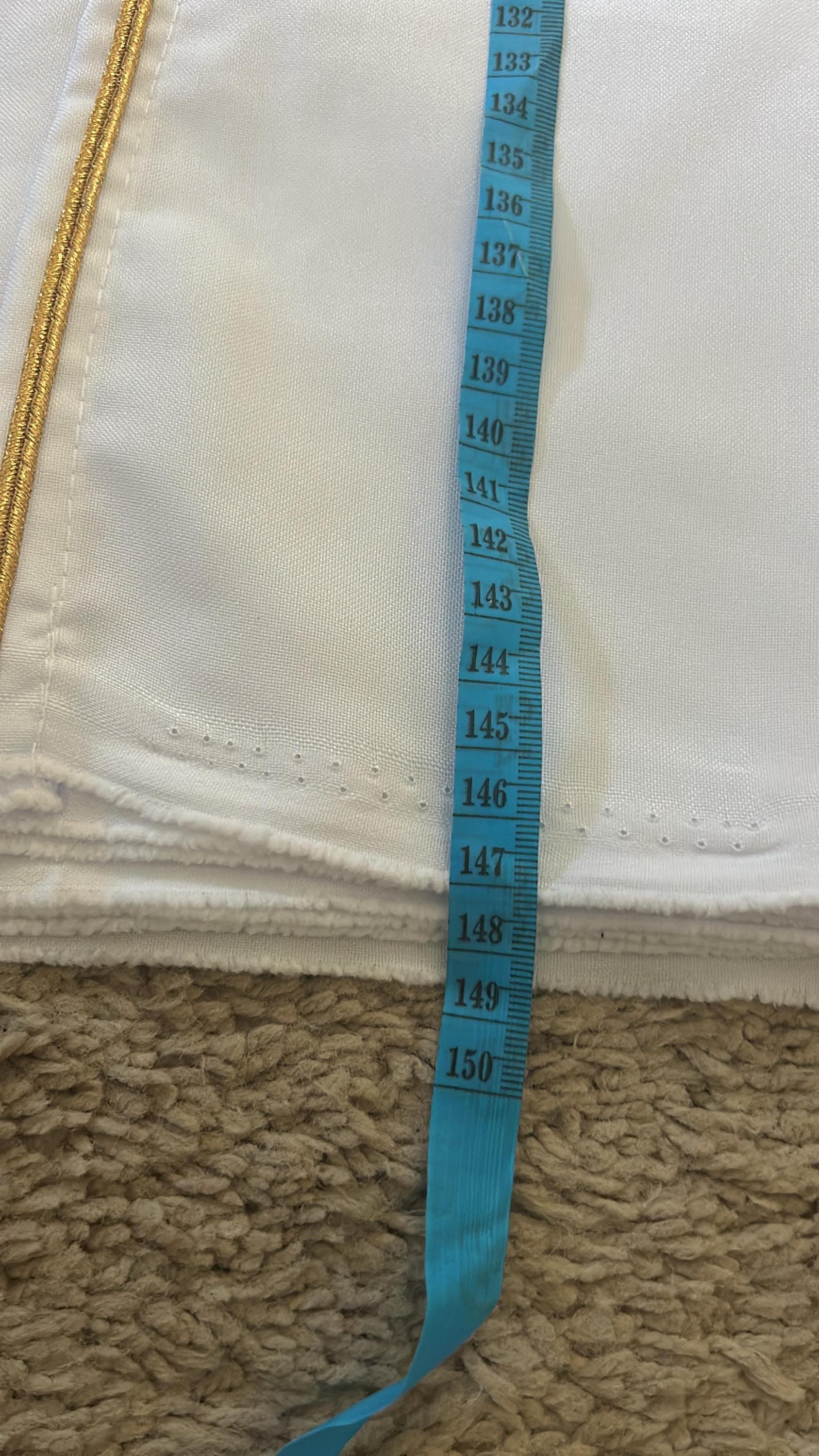 Men's Abaya (Bisht) - White Arab Cloak | 149cm/58inch