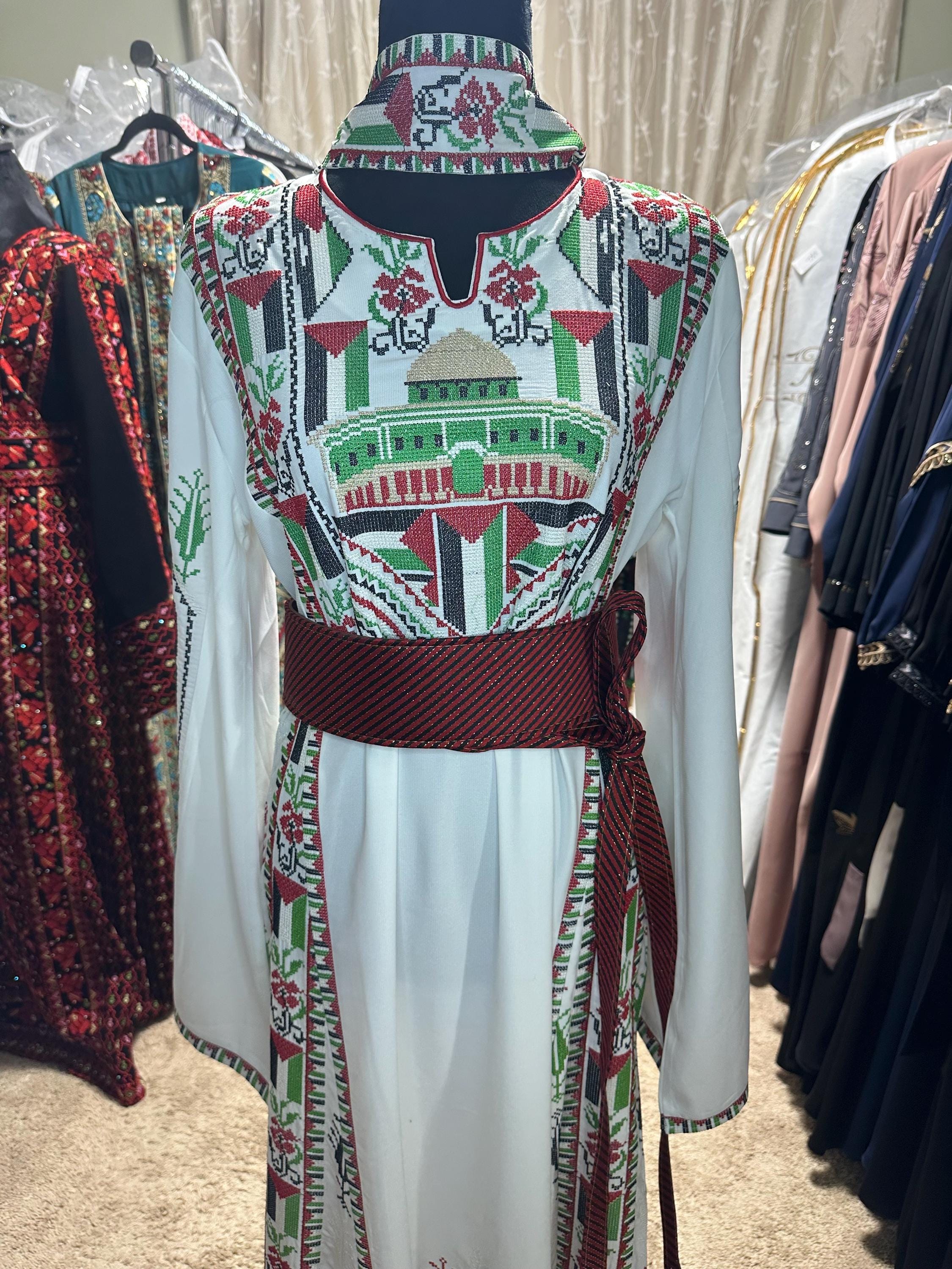 Stylish embroidered Kashmir Thobe Belt | 47 inch long