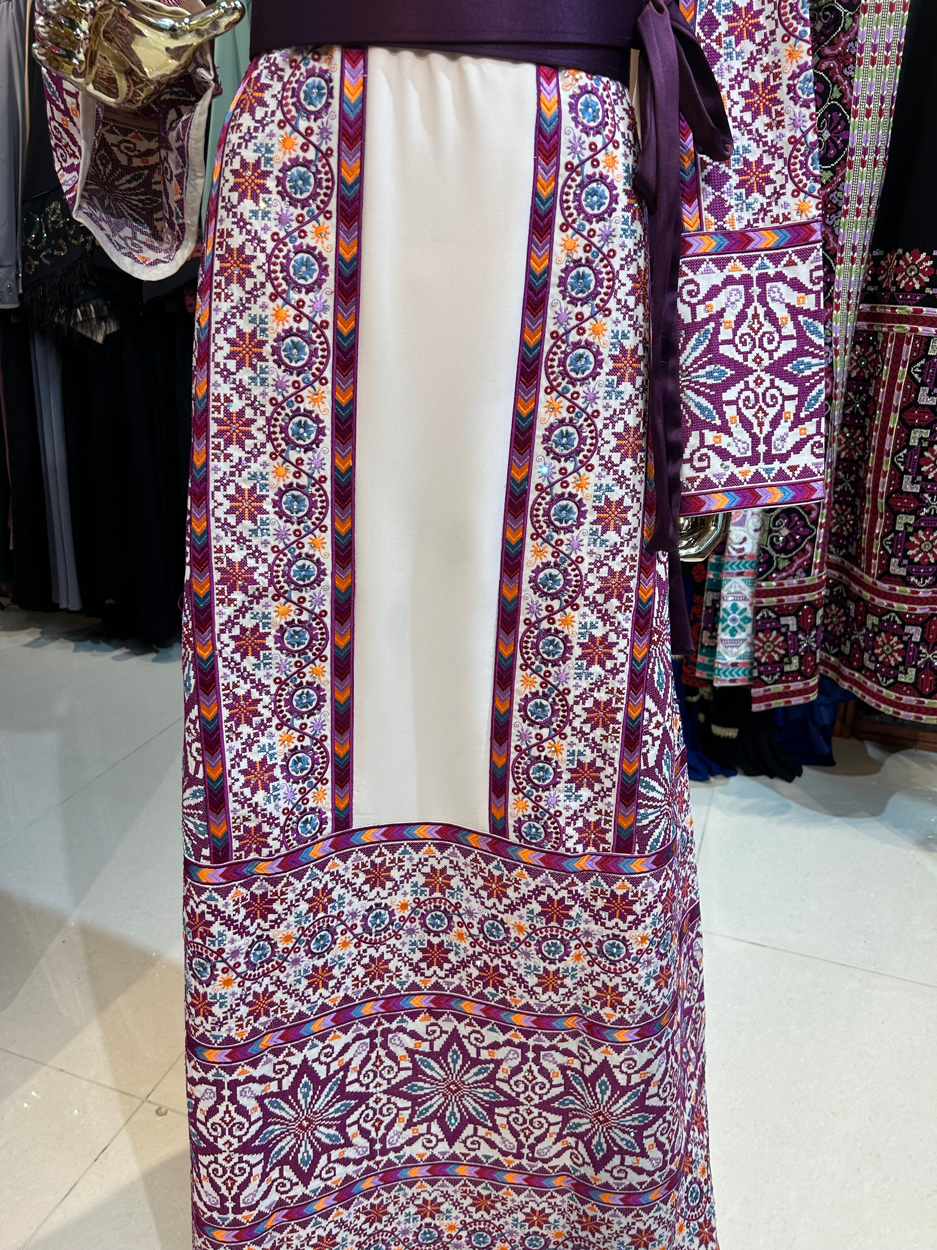 Elegant Purple Thobe