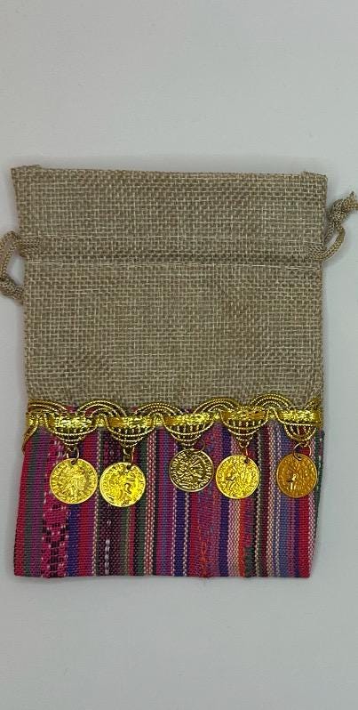 Henna Favor Gift Bags | Comes in a set of 12 | perfect for Henna Party’s, Wedding’s, Bridal showers & more | Candy is not included.