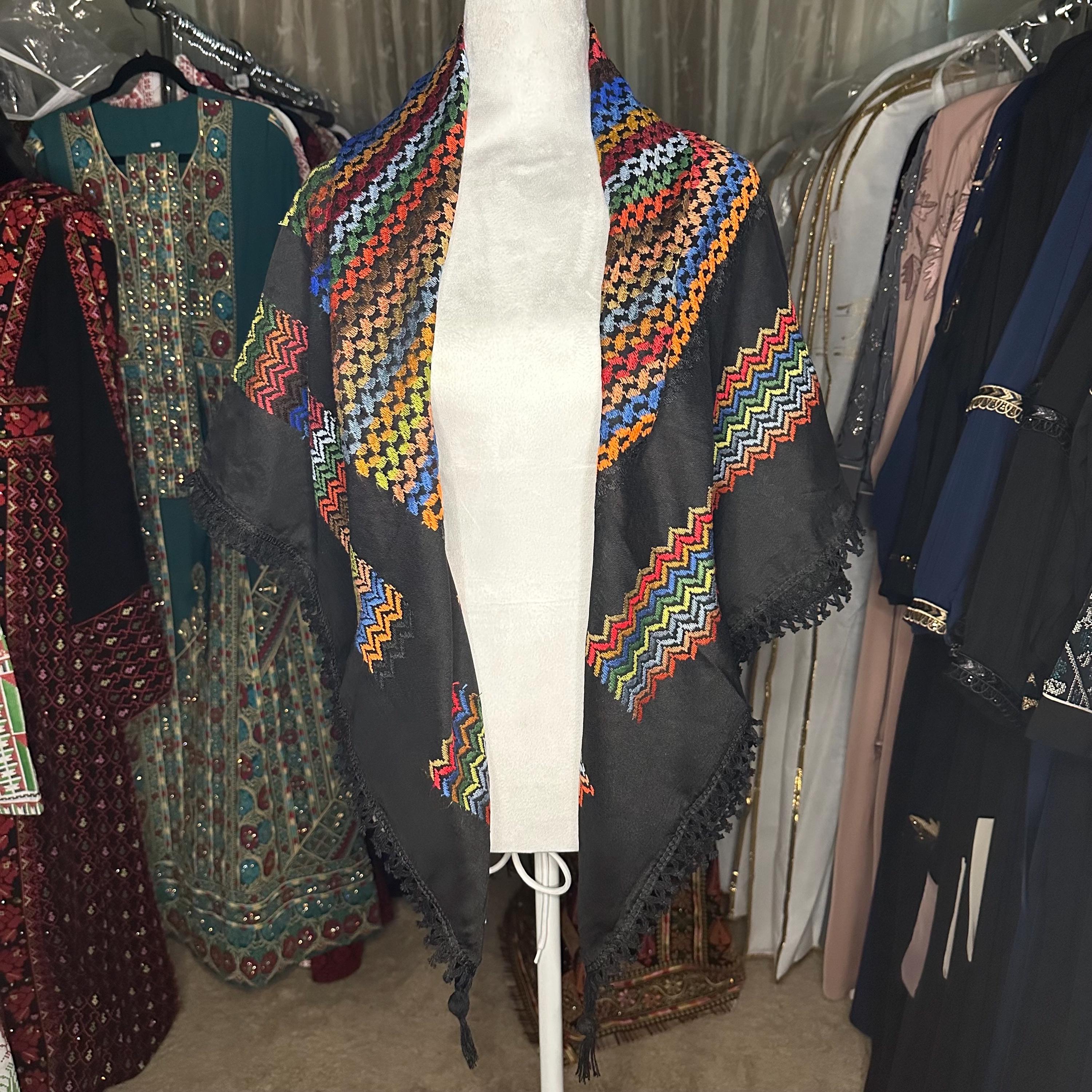 Traditional Keffiyeh/Hattah/shemagh scarf | made in Jordan | has a tassel | made for everyone | worn as a head scarf