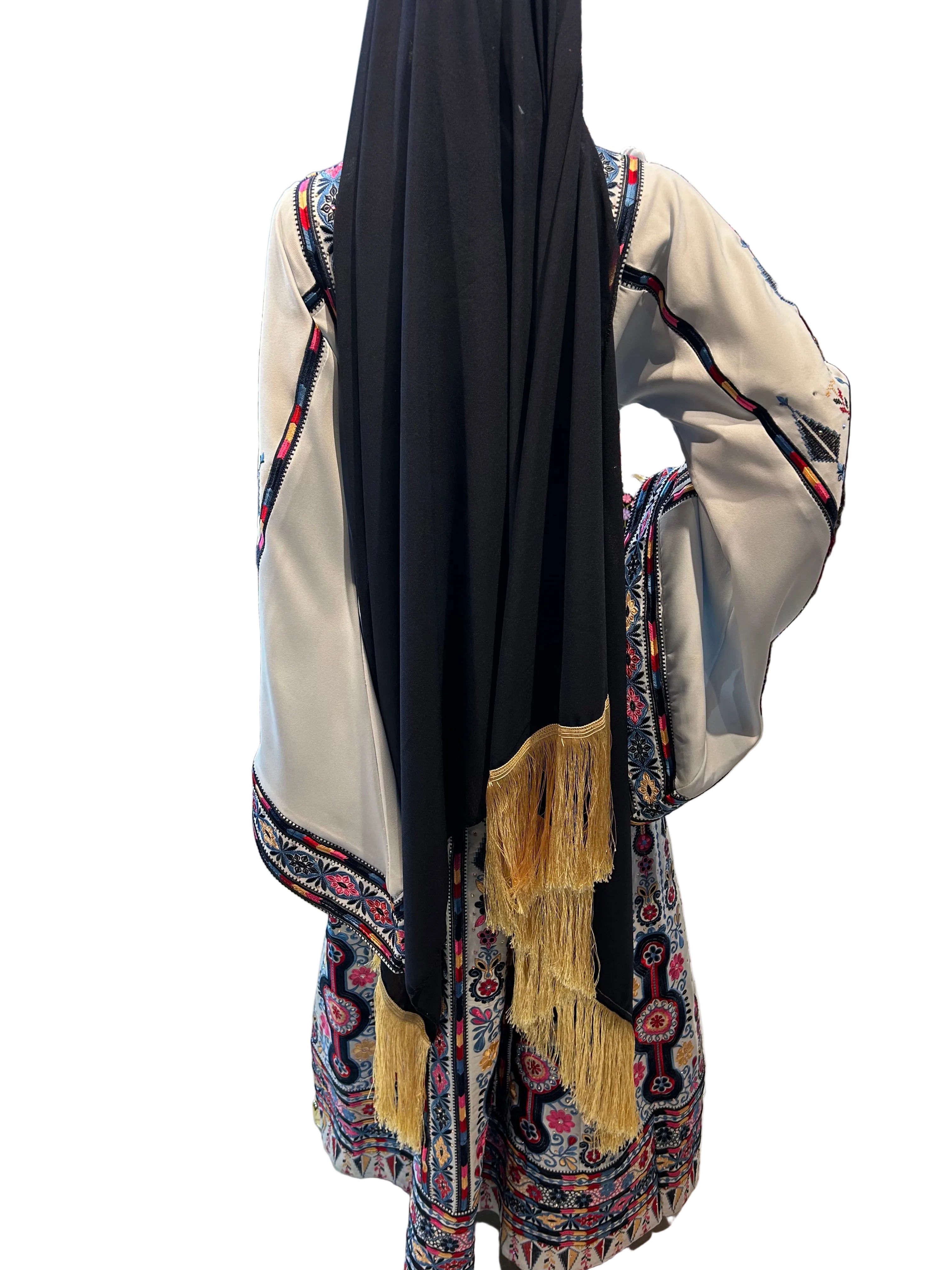 Elegant Pink Malaka Thobe W/Shall