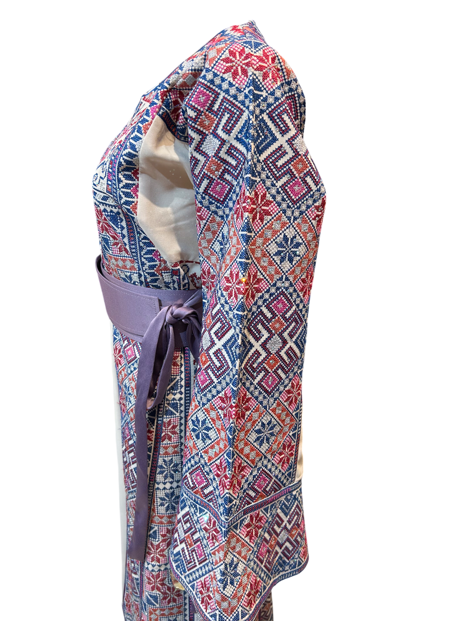 Mixed Colored Blue Thobe