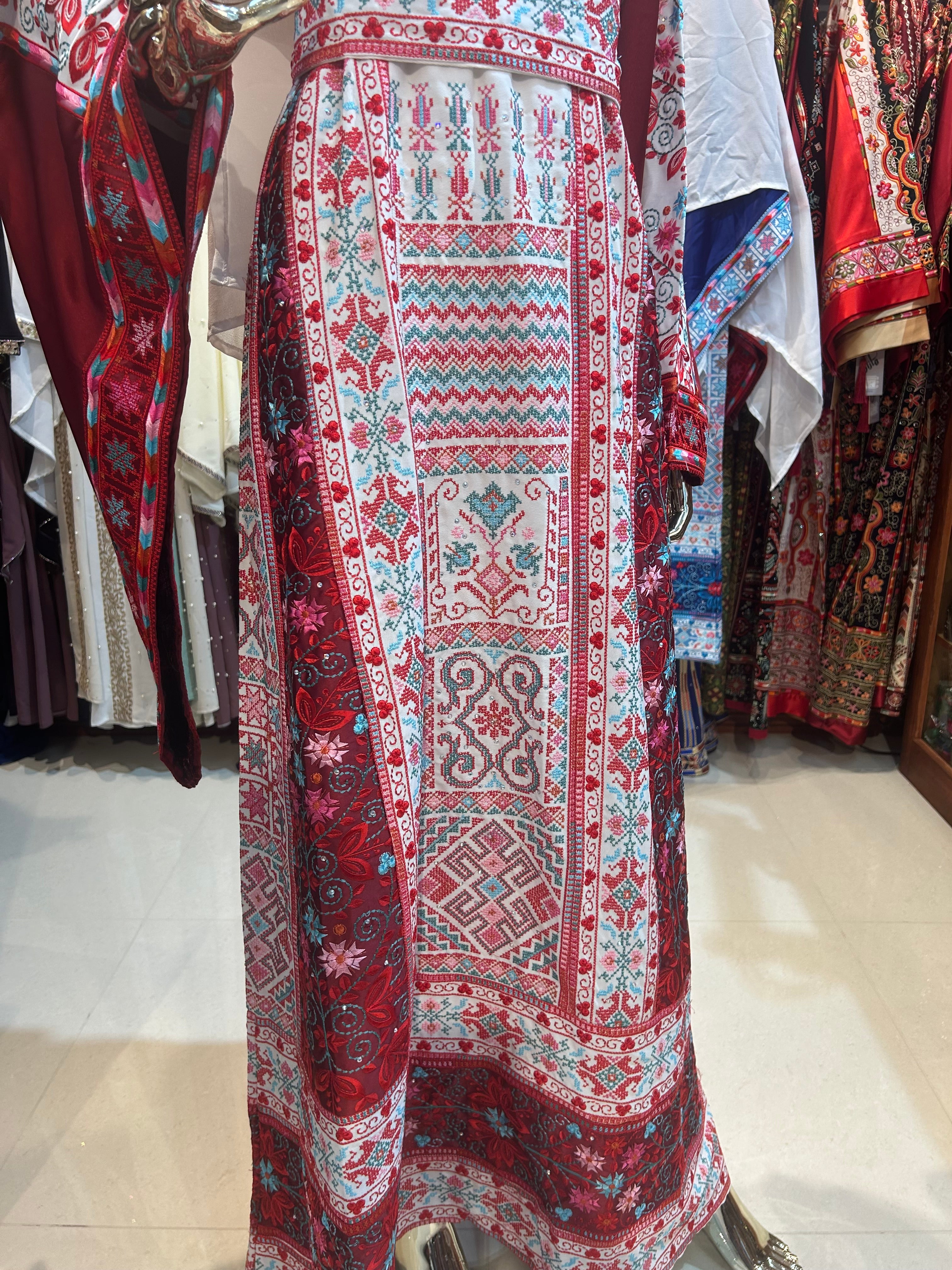 Mixed Colored Red Thobe