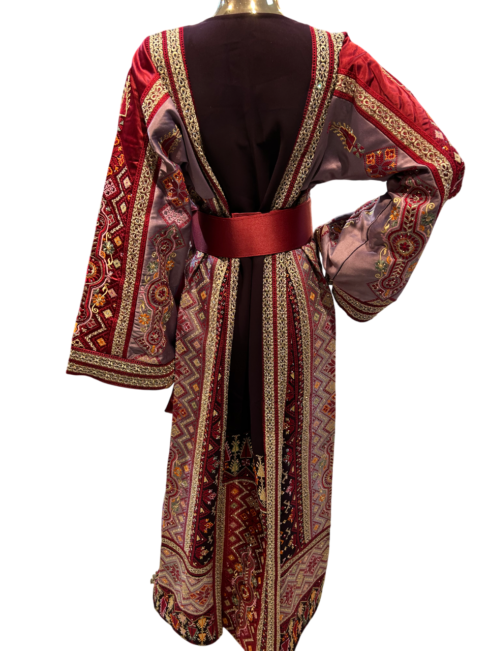 Purple & Maroon Thobe