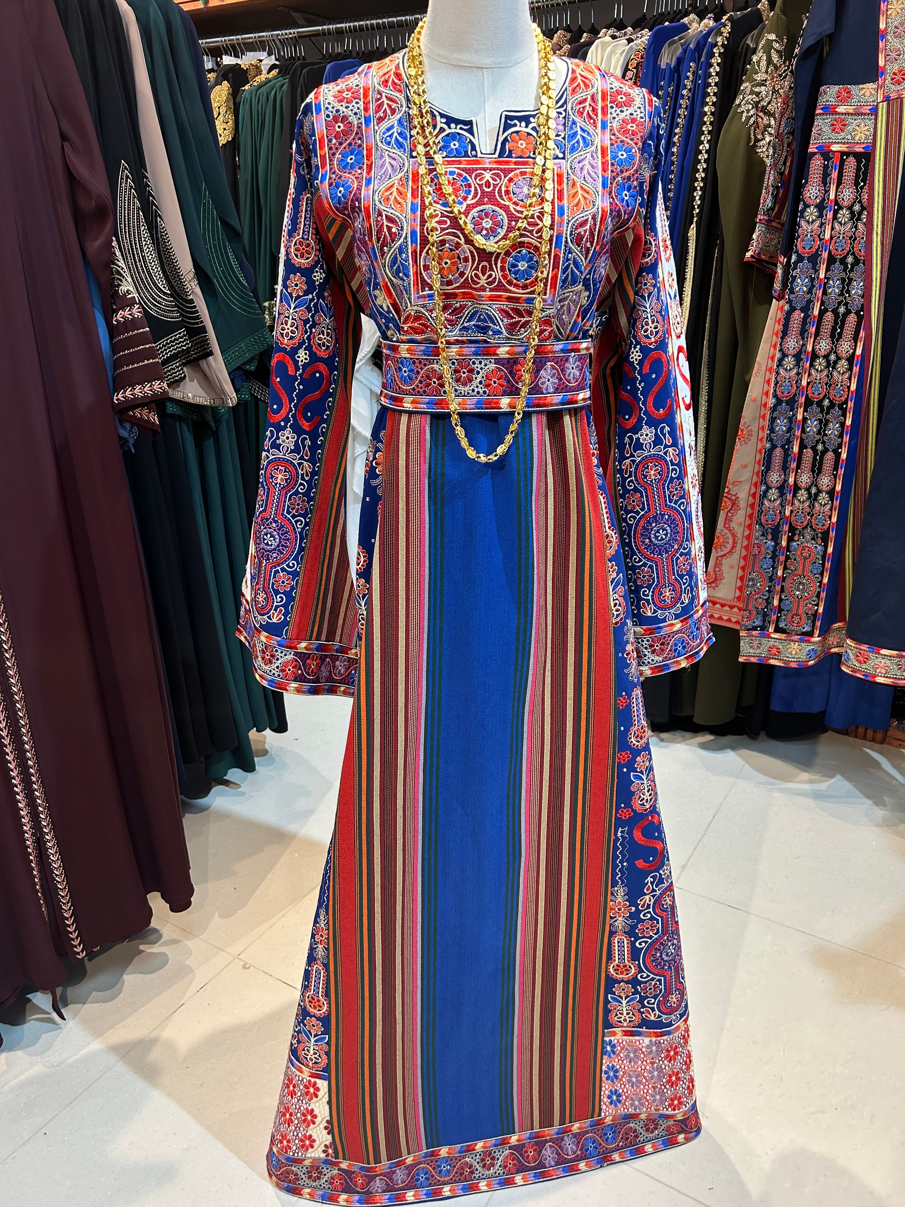 Elegant Bule Majdalawi Thobe