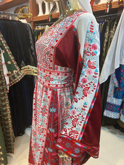 Mixed Colored Red Thobe