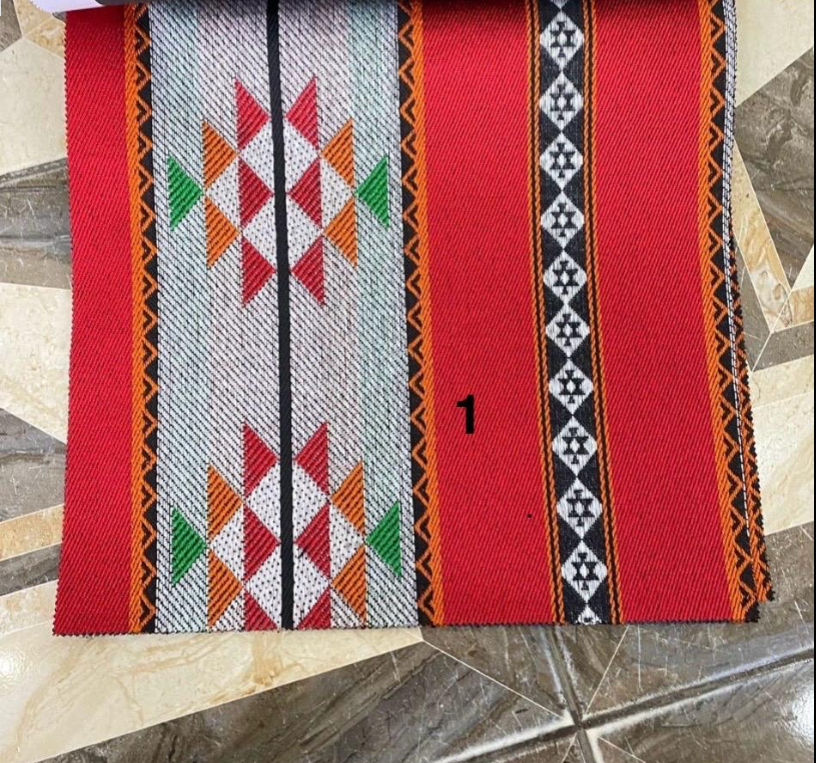 Bedouin/Al Sadu Fabric made in Jordan | Used as tablecloth, blanket covers, tents, & more.