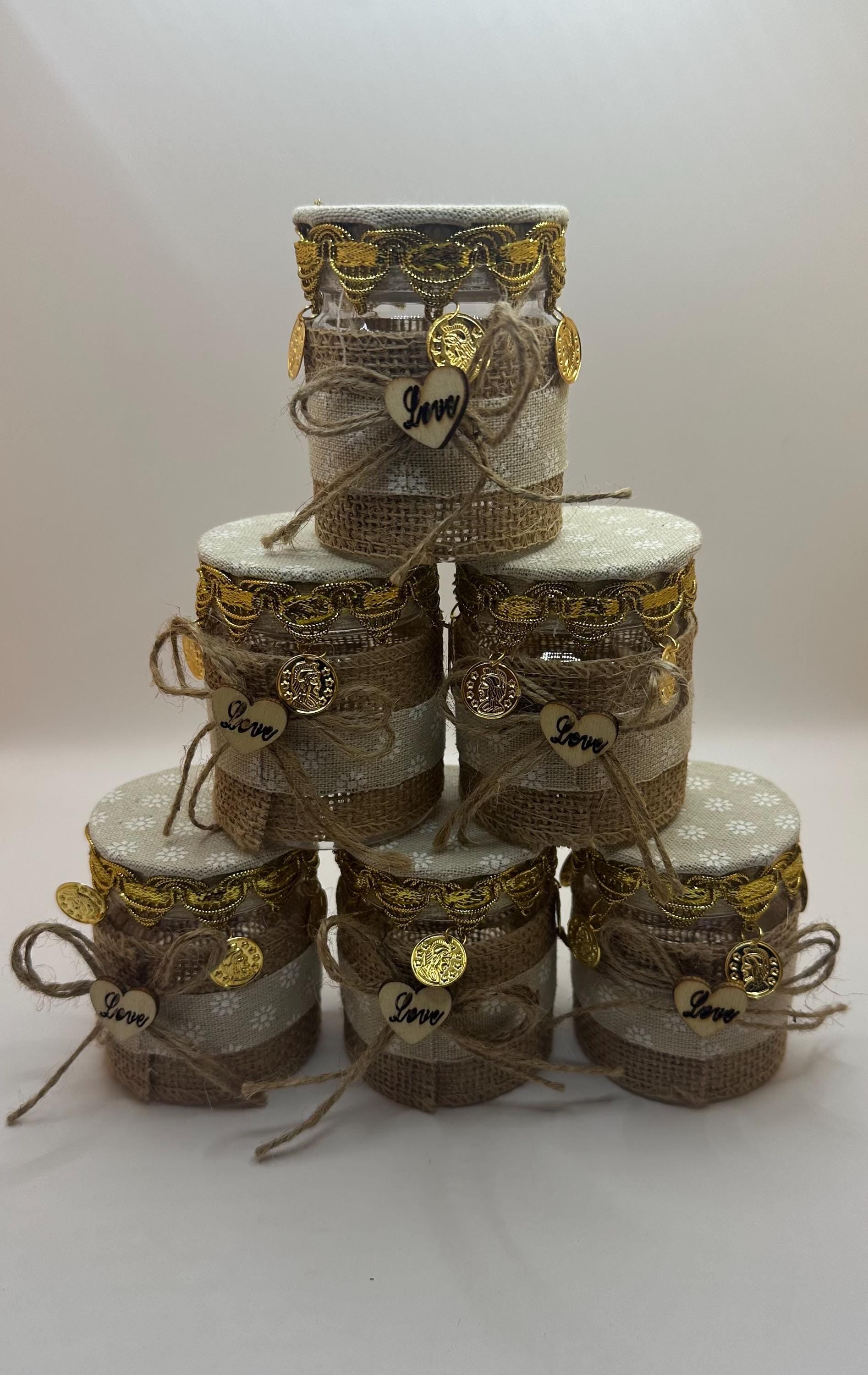 Henna Favor gift box | Comes in a set of 12 | perfect for Henna Party’s, Wedding’s, Bridal showers & more | Candy is not included.