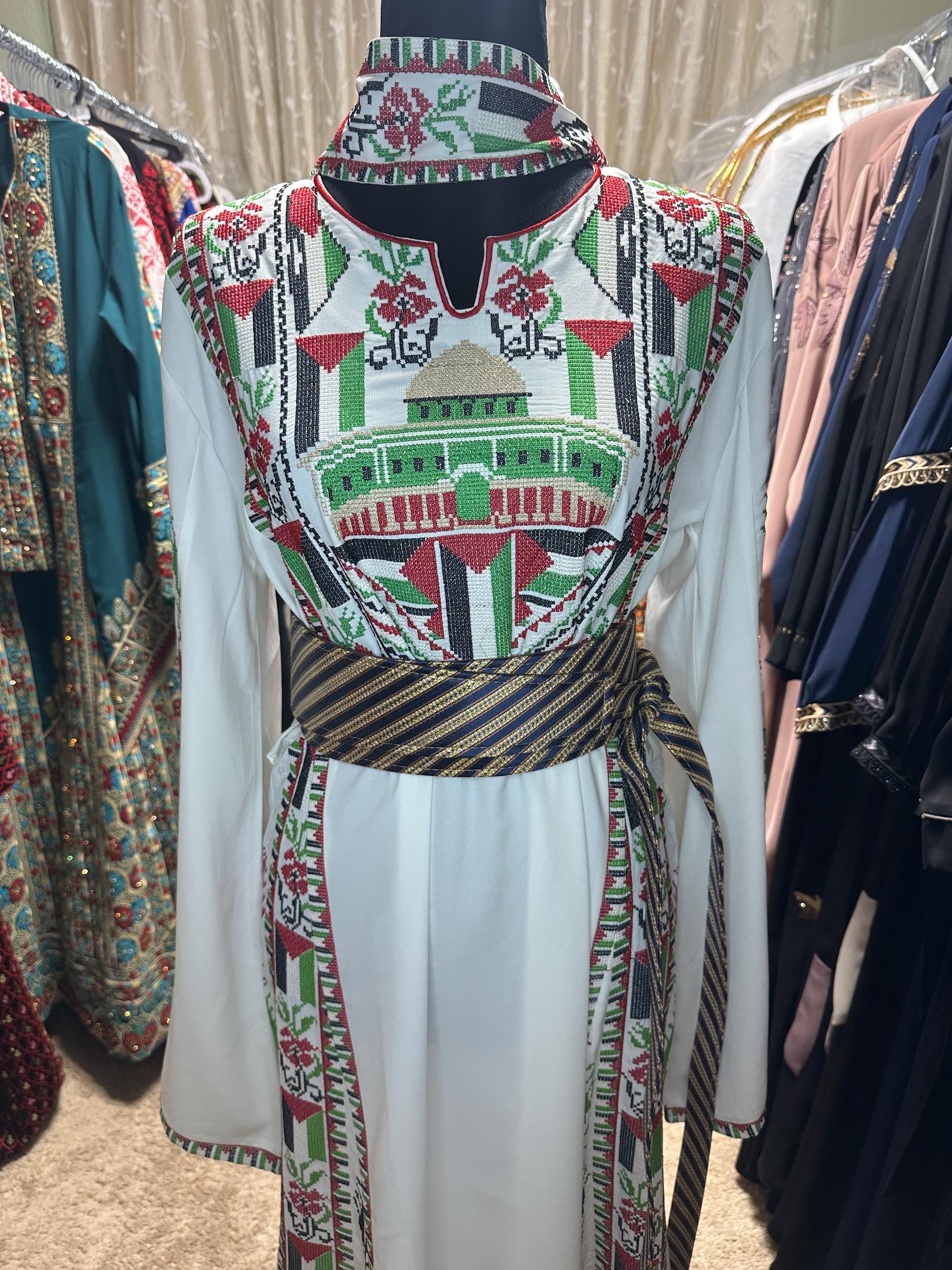 Stylish embroidered Kashmir Thobe Belt | 47 inch long