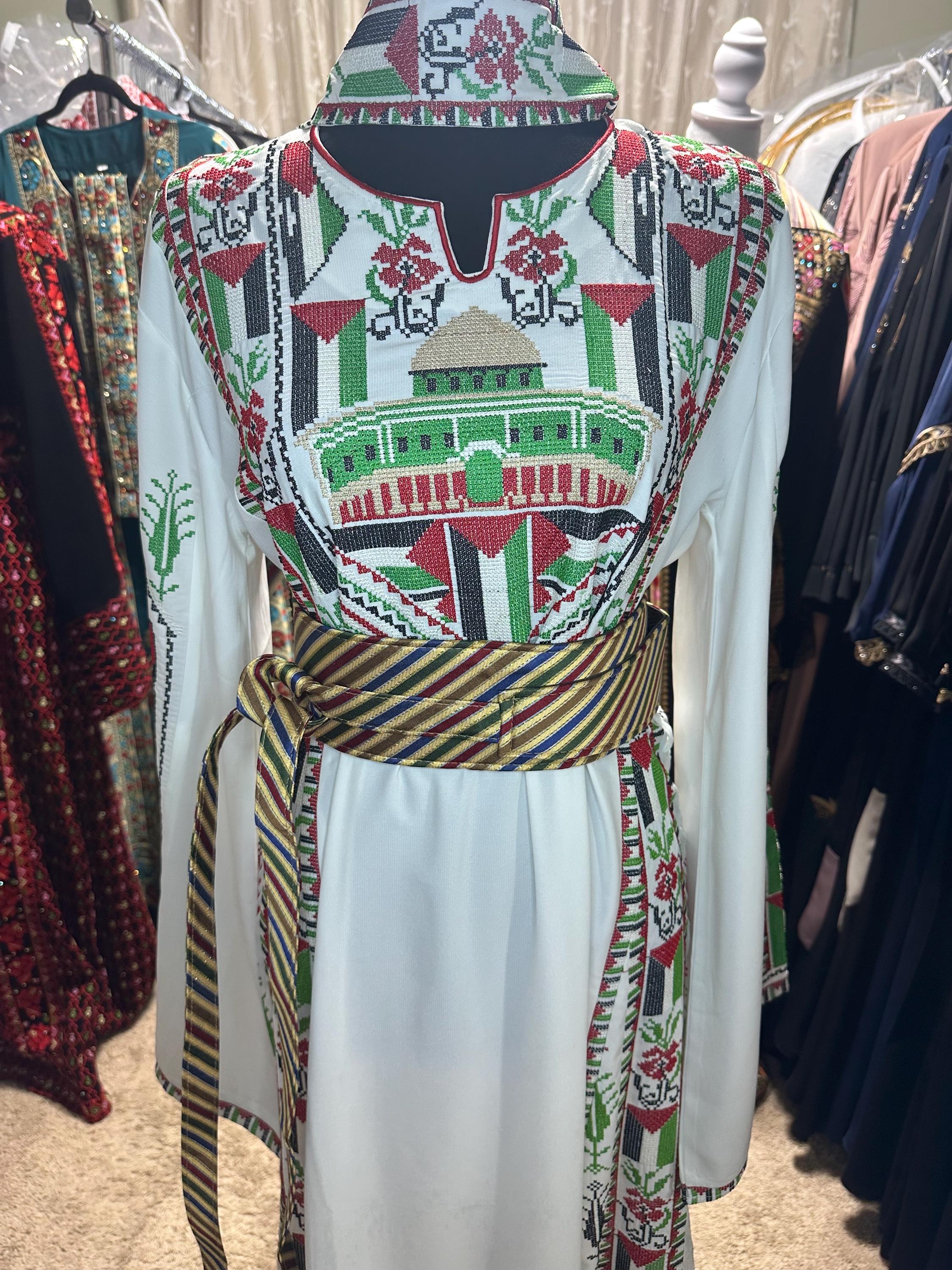 Stylish embroidered Kashmir Thobe Belt | 47 inch long